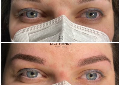 eyebrow microblading before and after