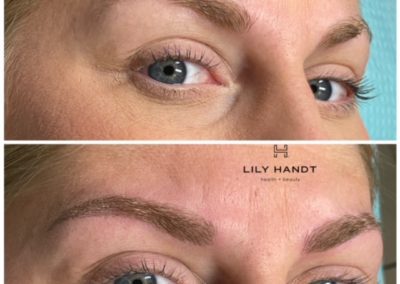 eyebrow microblading before and after
