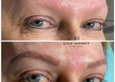eyebrow microblading before and after