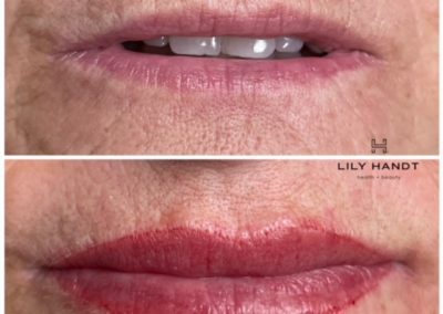 lip shading before and after
