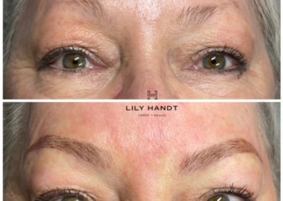 eyebrow microblading before and after